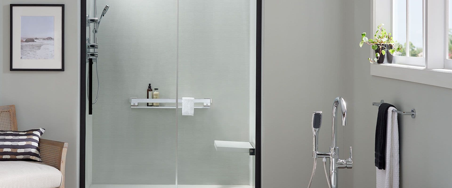 Tub-to-Shower Conversion